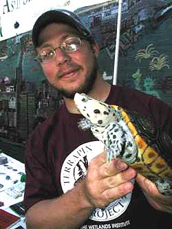 Ben Atkinson and terrapin