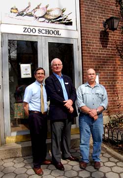 Seminar 09 Speakers in front of Central Park Zoo School Auditorium
